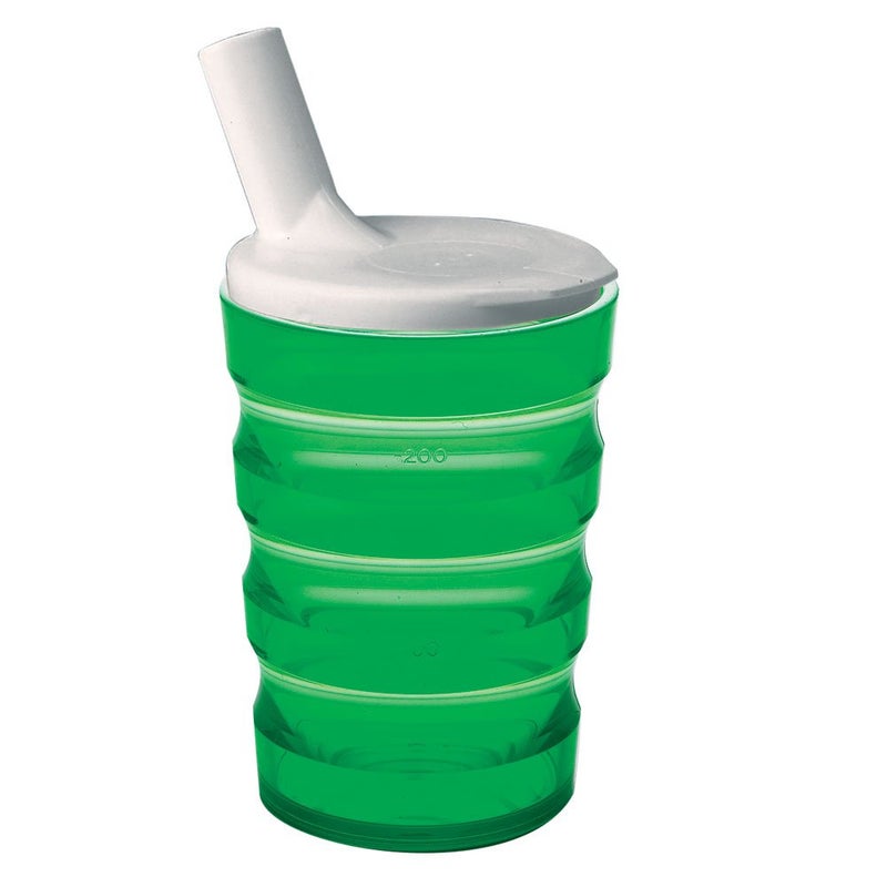 SP Ableware 745910003 Sure Grip Cup with Lid Green